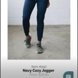 Zyia Navy cozy joggers xs